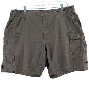 5.11 Tactical Cargo Shorts Men 42 Brown Khaki Regular Fit Work Utility (40x7.25)